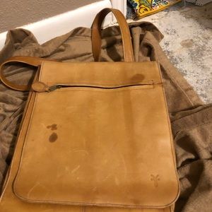 FRYE 3 Way Leather Computer Bag